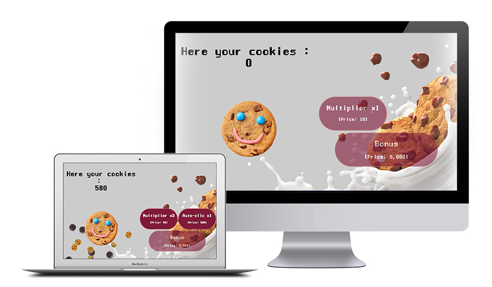 My first Cookies Clicker